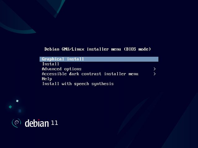 Debian installation