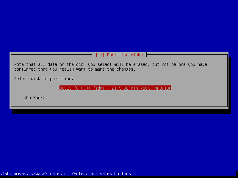 Debian installation