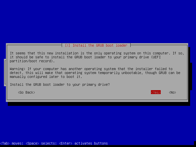 Debian installation