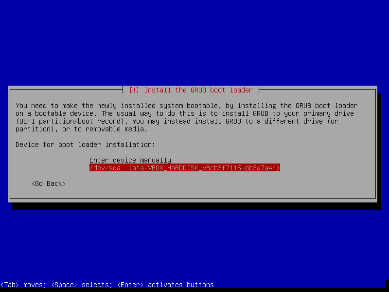 Debian installation