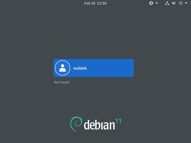 Debian installation