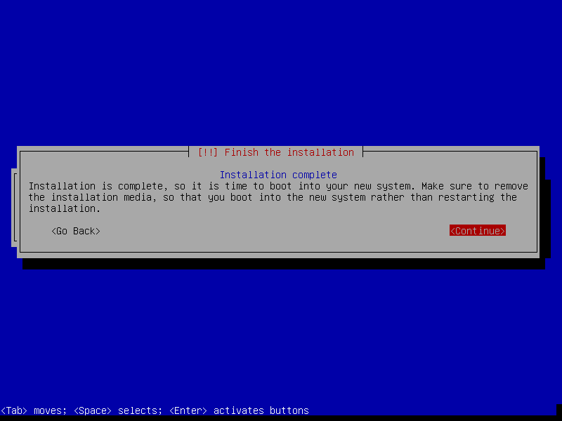 Debian installation