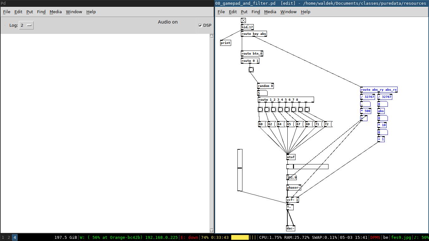 gamepad synth