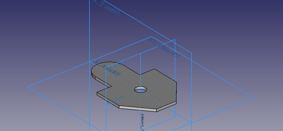 third plan 3D view